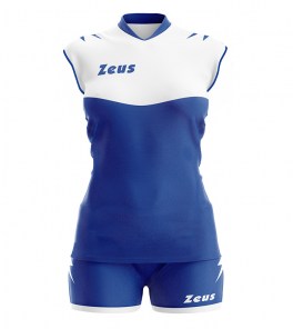 Волейбольная форма женская Zeus SARA KIT Голубой/Белый